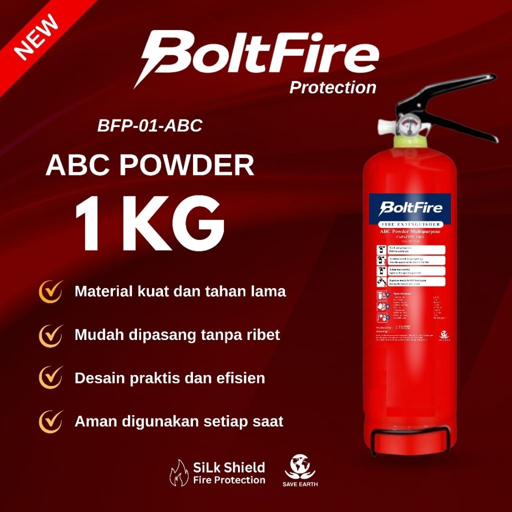 TABUNG APAR ISI POWDER 1KG