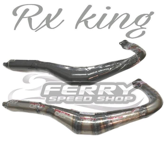 Knalpot Ahau V3V Super V3V Black Rx King / Knalpot Kolong Ahau Rx King Rxk