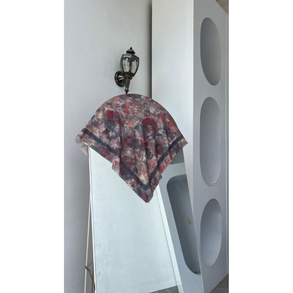 (ETALASE E) HIJAB SYAR'I VOAL MOTIF - 5 (uk.130x130cm)