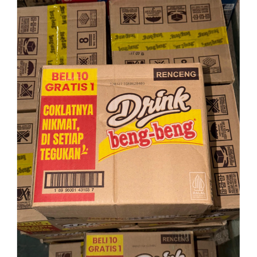 (exp 03/2027) BENG BENG DRINK SASET RENTENGAN // ENERGEN SUSU CHAMPION 1 DUS/KARTON COKLAT // TEAJUS