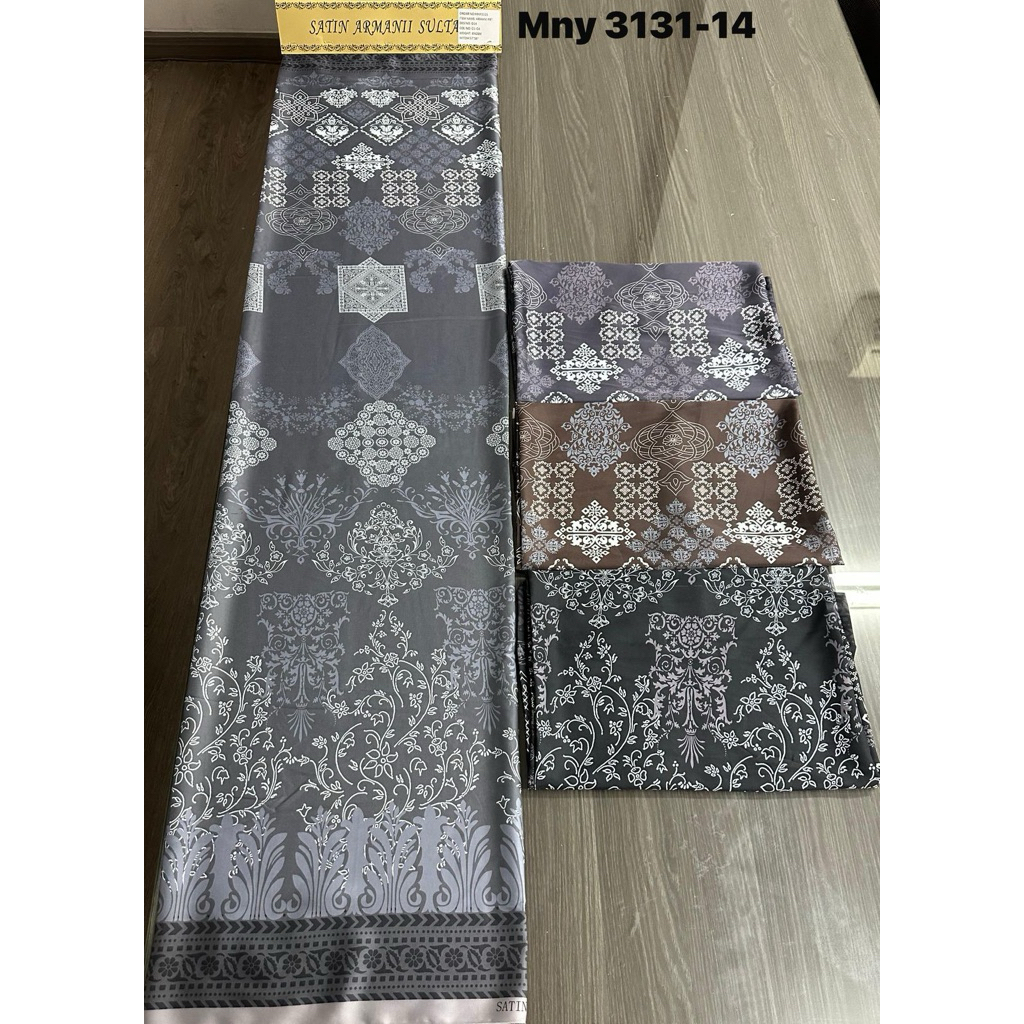 Kain Armani Silk 1 Roll 50 Meter Lebar 150cm Bahan Abaya Gamis Outer Premium