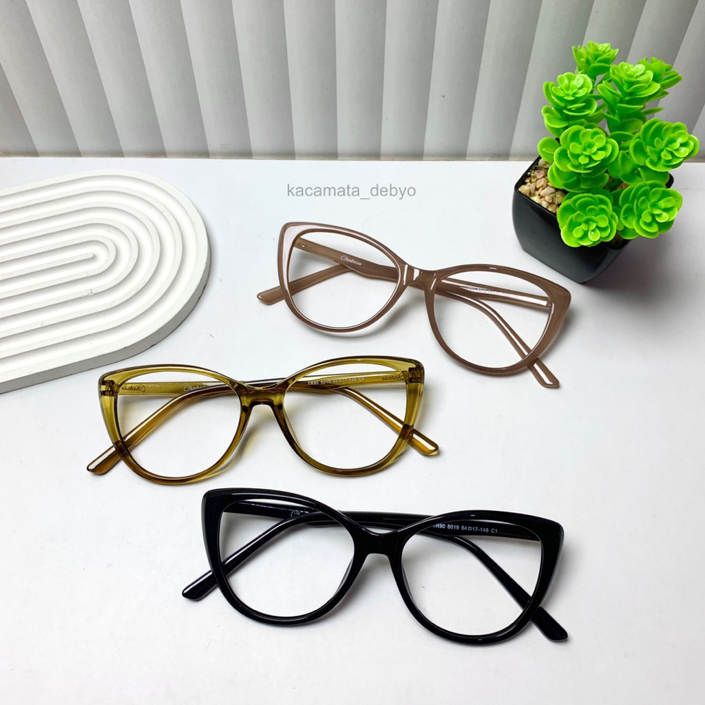 FRAME TR90 5019/Kacamata Cateye/Frame Cat Eye/Kacamata Minus/Kacamata Solo