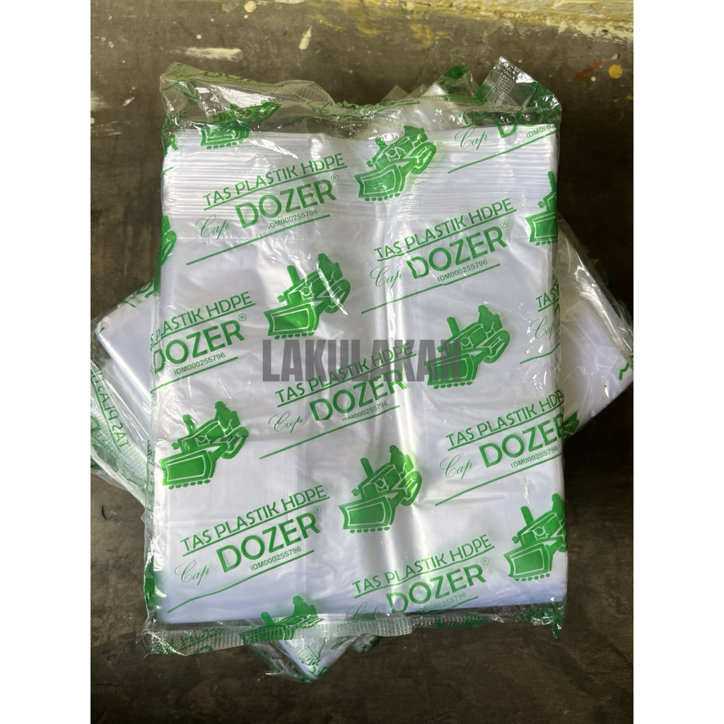 KANTONG PLASTIK HDPE BENING DOZER HIJAU UK 15 KRESEK BENING DOZER HIJAU UK 15 KANTONG PLASTIK SERBAG