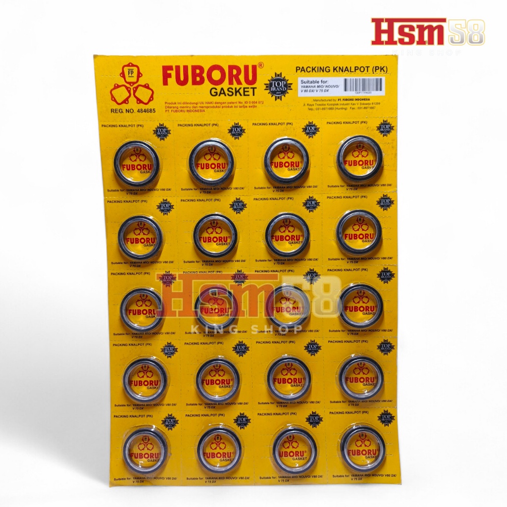 PAKING GASKET KNALPOT ASBES MIO NOUVO V75 V80