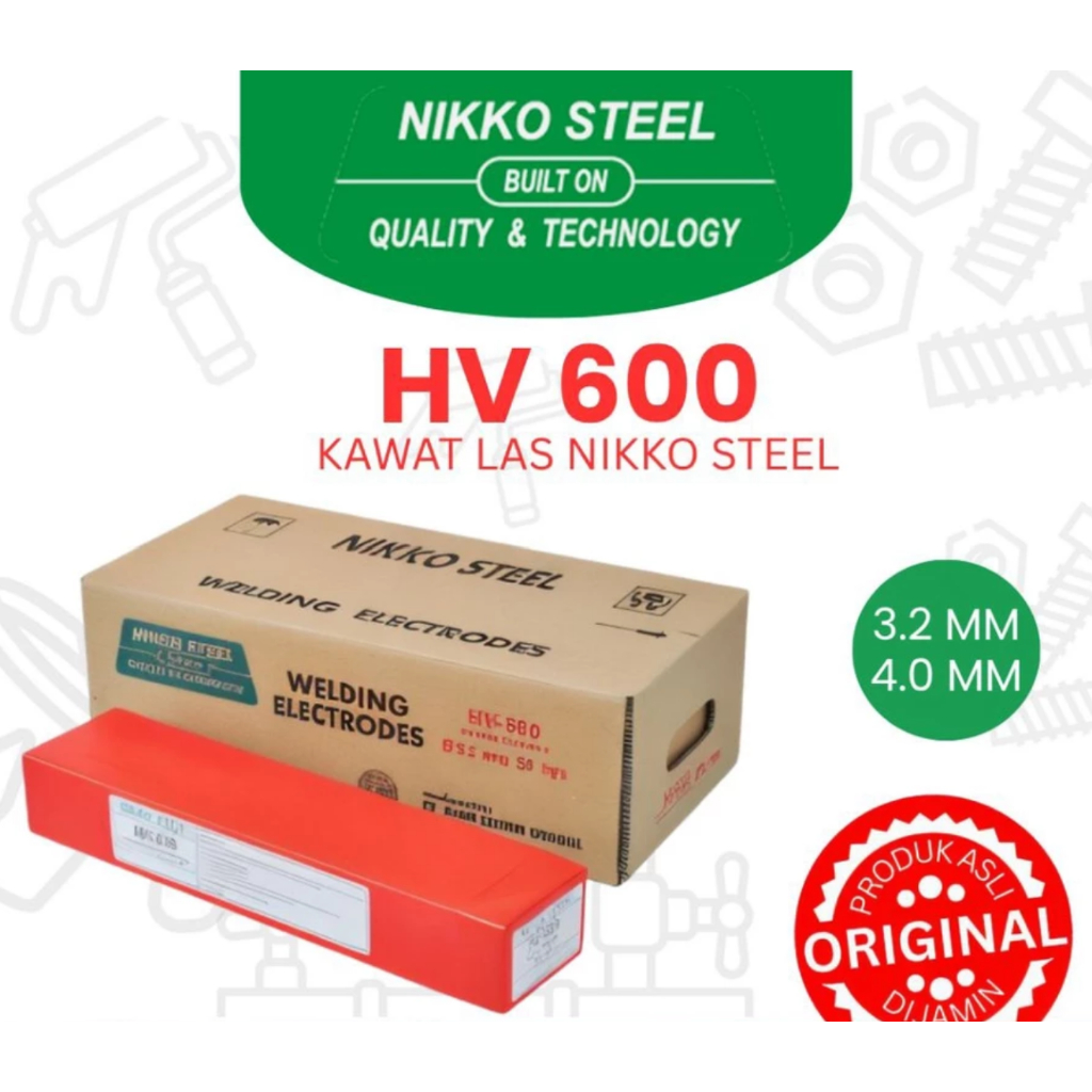 Kawat Las Nikko Steel HV 600 / Kawat Las Electrode Nikko Steel HV 600