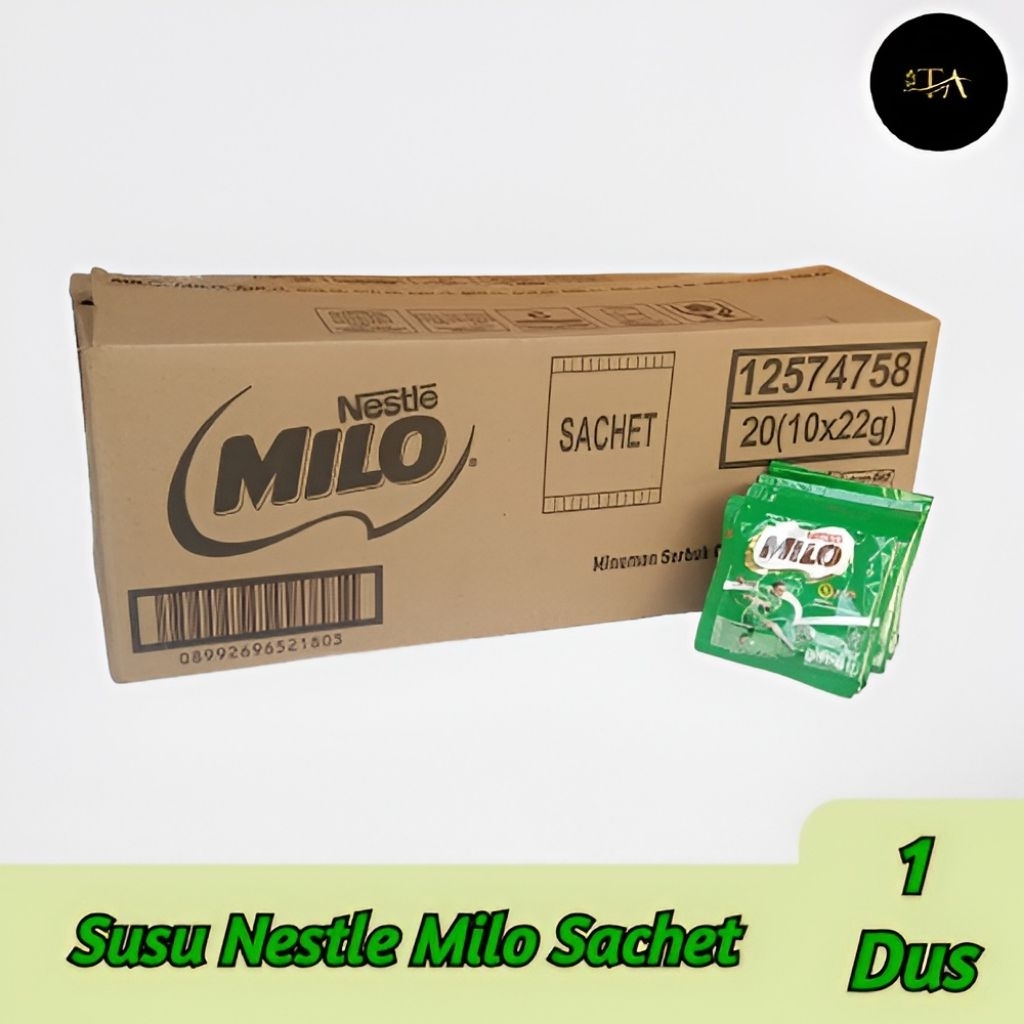 Susu Milo Activ-Go Sachet 1 Dus Isi 20 Renteng