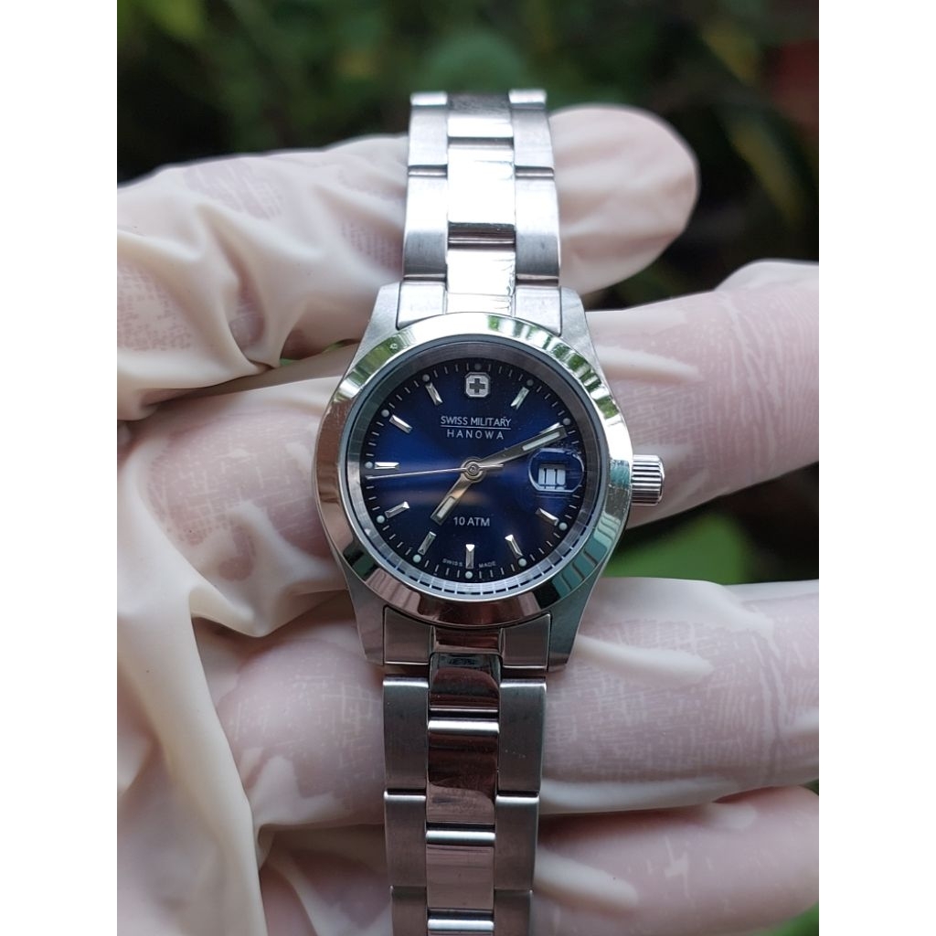 (Harga Net) Jam Tangan Swiss Military Hanowa All Original Swiss Made Sunburst Dial Mesin Swiss Norma