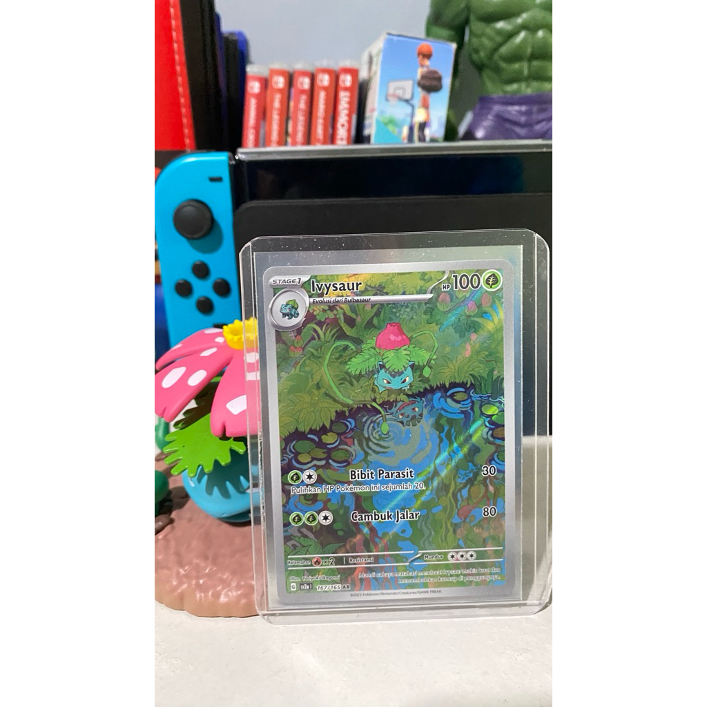 Ivysaur AR 167/165 pokemon 151 Indonesia