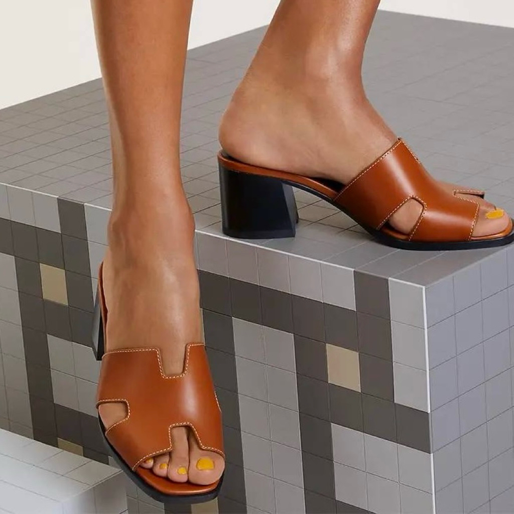 Shoes LS1HM-001(017) HM Helia 60 Blocked Heels Sandal Wanita