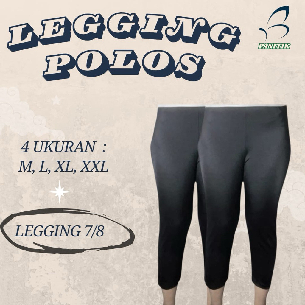 Leging polos 7/8 bahan spandex lycra premium
