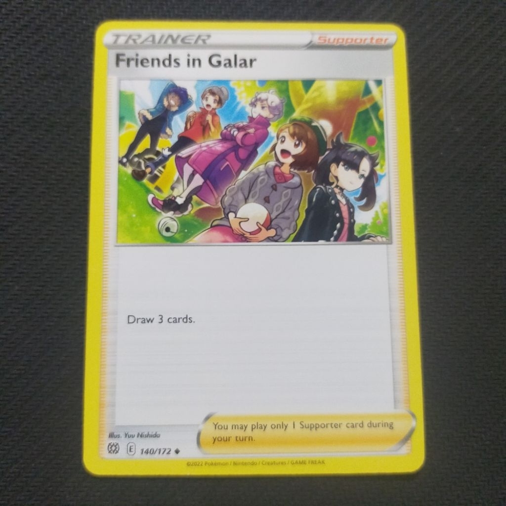 Kartu TCG Pokemon EN Original Friends in Galar Brilliant Stars 140/172