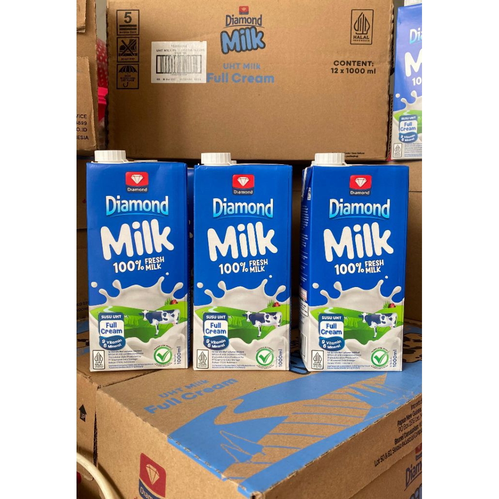Susu UHT diamond grosir 1 Liter