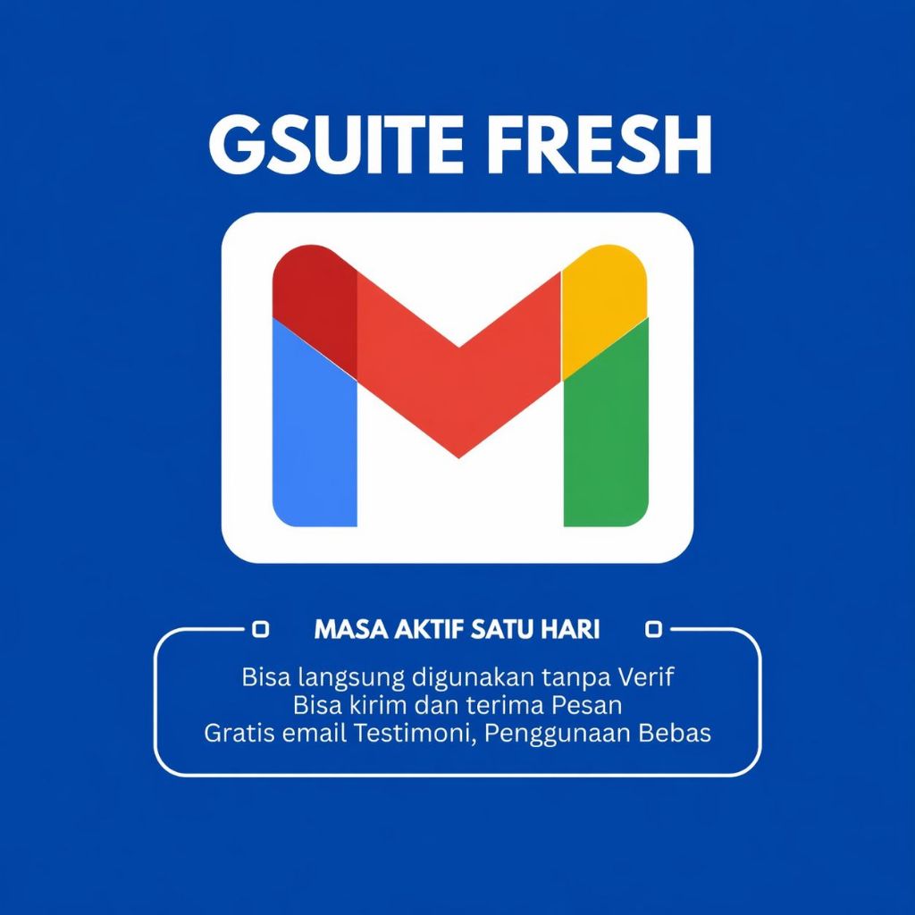Gsuite Fresh Aktif 24 Jam Bergaransi