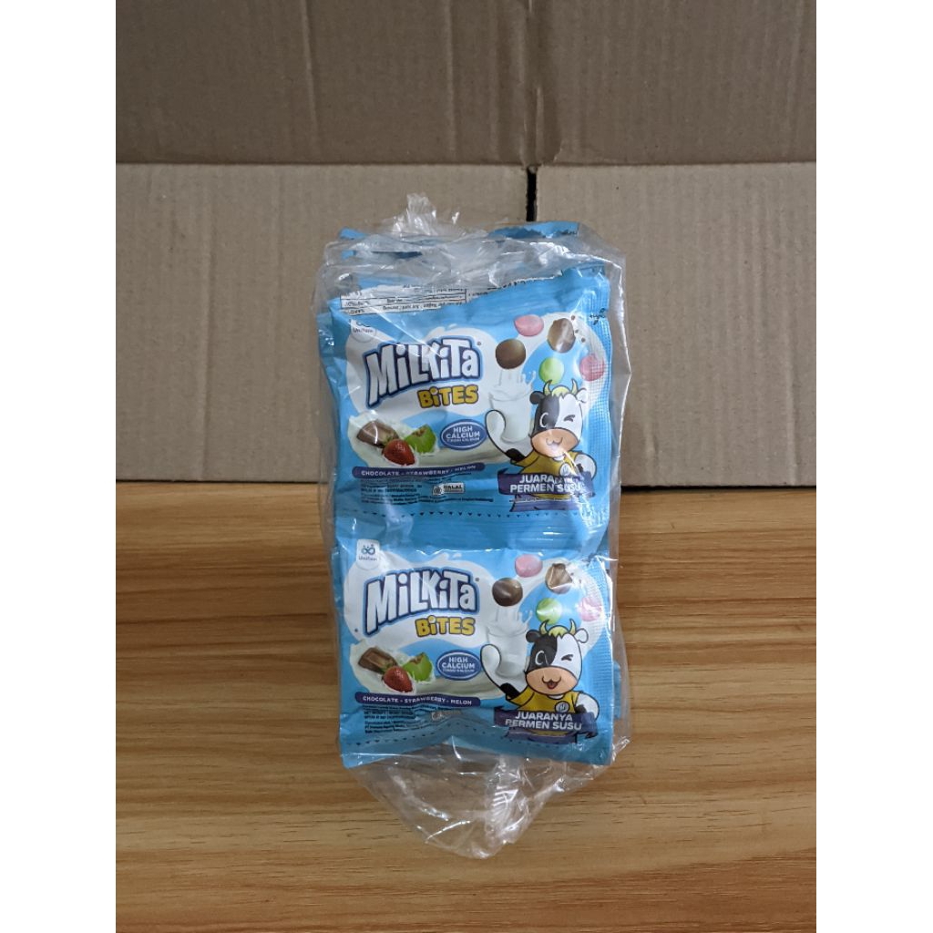 Milkita bites | Permen Susu aneka rasa | 1 pack isi 20-30  sachet