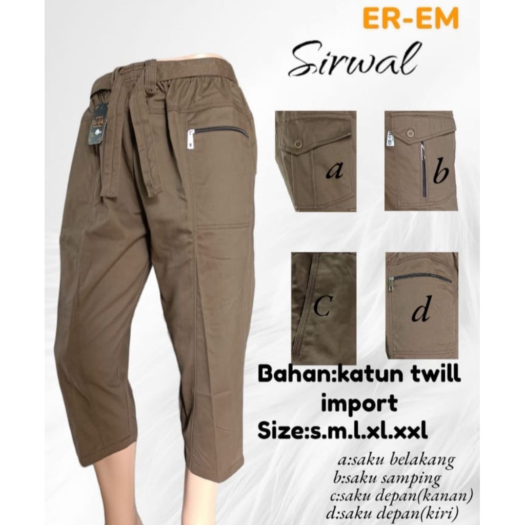Celana Sirwal Katun Twill Import/Celana Sirwal premium