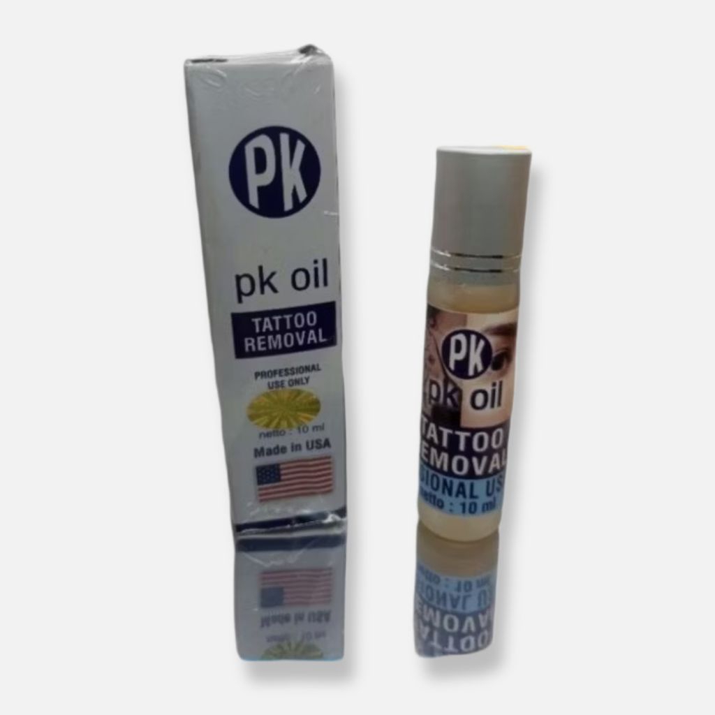 Obat Penghilang Tato dan Sulam Alis PK Oil - Cepat, Aman, Praktis