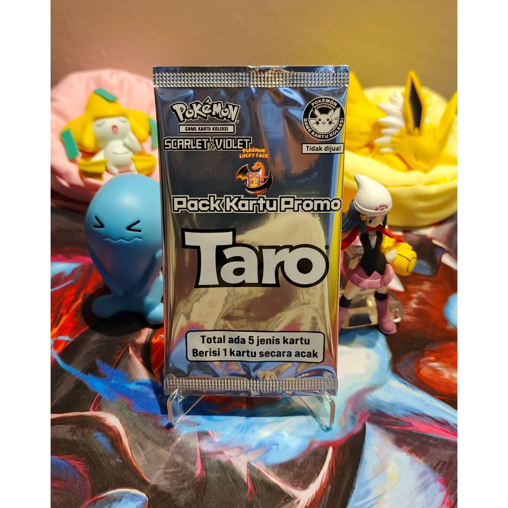 Booster Pack Promo Taro Kartu TCG Pokemon Cards Random Hits Mewtwo Snorlax Eevee Riolu Charmander Ch