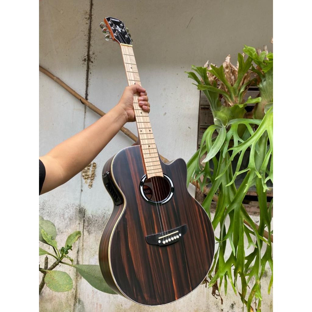 Gitar Ymh APX 500ii Akustik Elektrik Custom Tanam Besi Termurah Terlaris Good Quality Spul 7545R/col