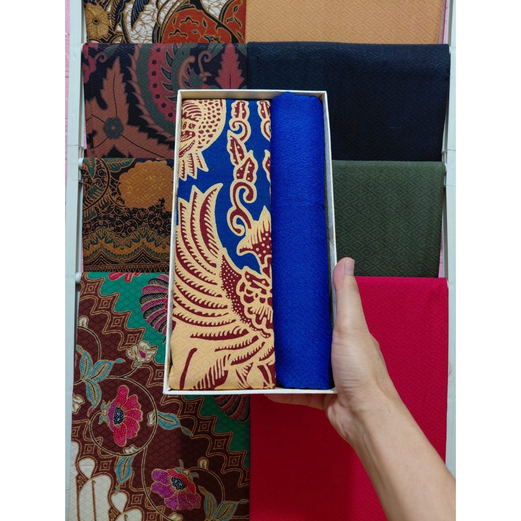 Batik setelan Kain batik/Bahan batik Batik dobby/Batik modern-kain batik semi sutra Batik pekalongan