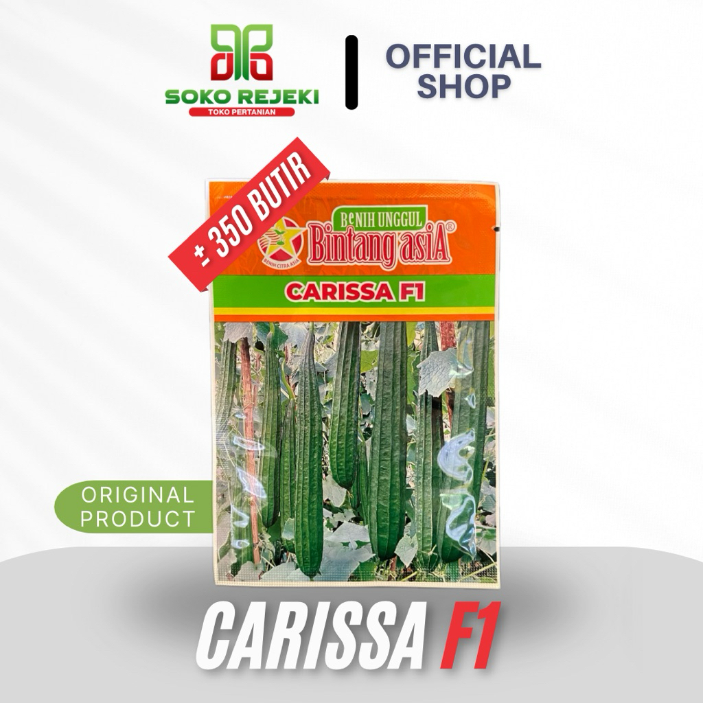 Benih Gambas Carissa F1 Cap Bintang Asia Original isi 350
