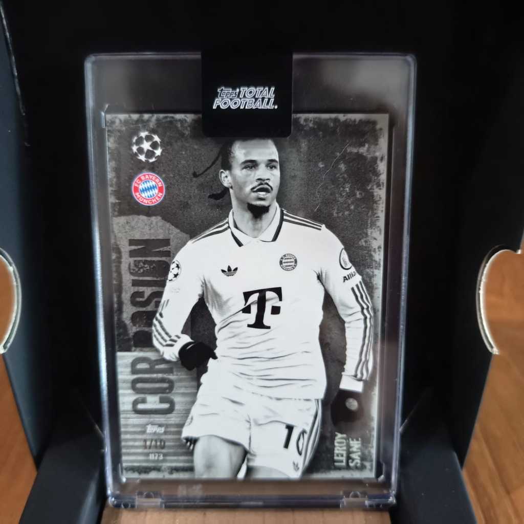 KARTU TOPPS FOOTBALL LEROY SANE CORROSION /10