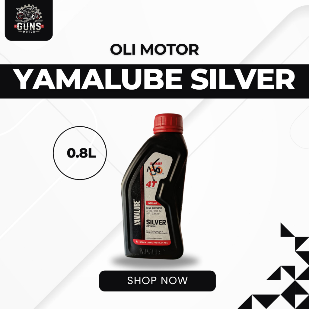 Oli Motor ORI Yamalube Silver 0.8L 20W-40 Semi Synthetic 4T Asli – Awet & Irit