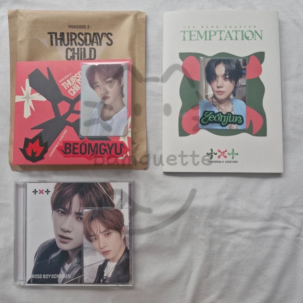[UNSEALED] Album TXT Beomgyu Yeonjun Lullaby Tear GBGB Japan Soljak Soljack