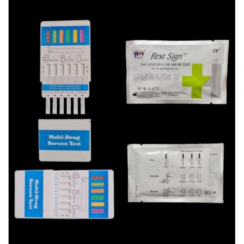 Alat Test Urine Narkoba-6P First Sign Multi Drug Test 6 Parameter