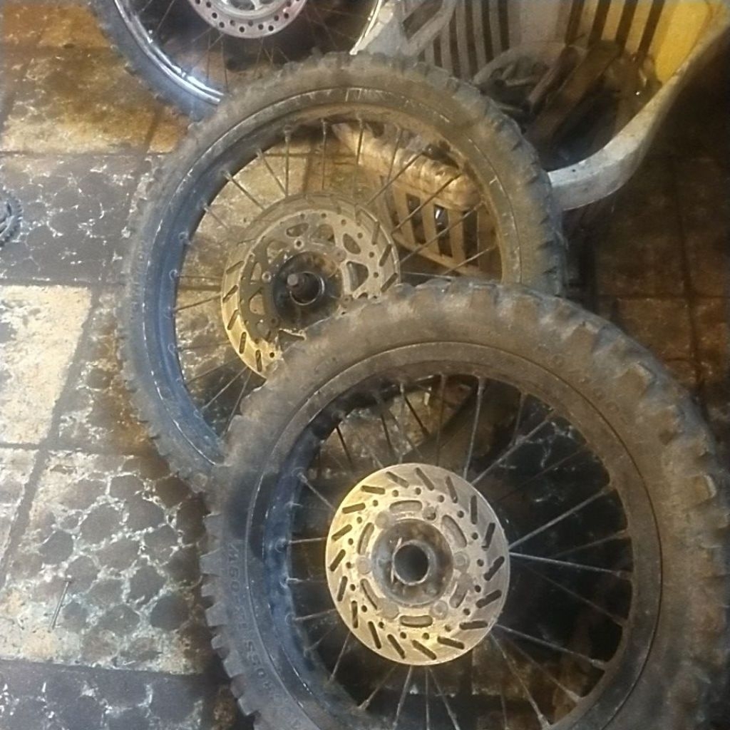 pelek depan belakang KLX 16..19 pul set