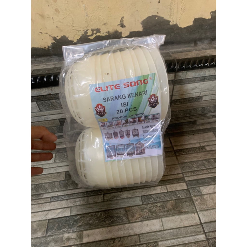 grosir sarang burung kenari elite song isi 20pcs