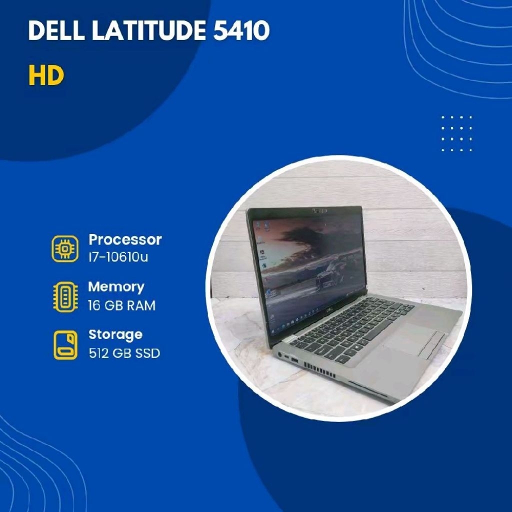 DELL LATITUDE 5410 i7-10610U / RAM 32GB/ SSD 1TB