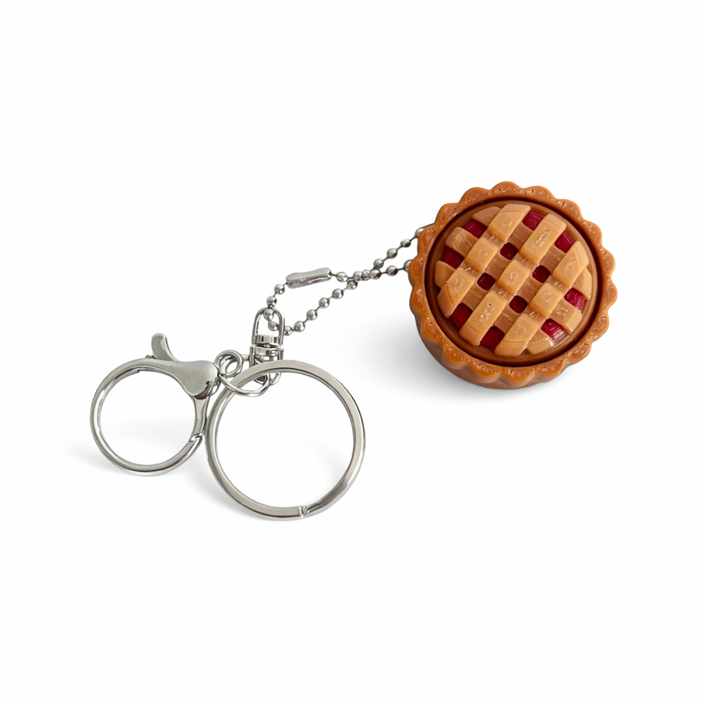 Lunite Clicky - Granma's Apple Pie Cake Fidget Clicker / Clicky / Gantungan Kunci / Keychain / Bag C