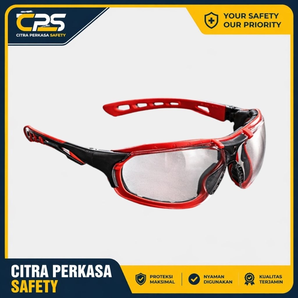 Safety/Kacamata Red Wing Kacamata Safety Red Wing Clear Anti Debu Proyek