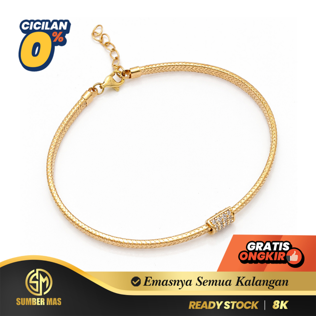 SUMBER MAS - Gelang Kolong Fleksibel Eleena Fashion 8K