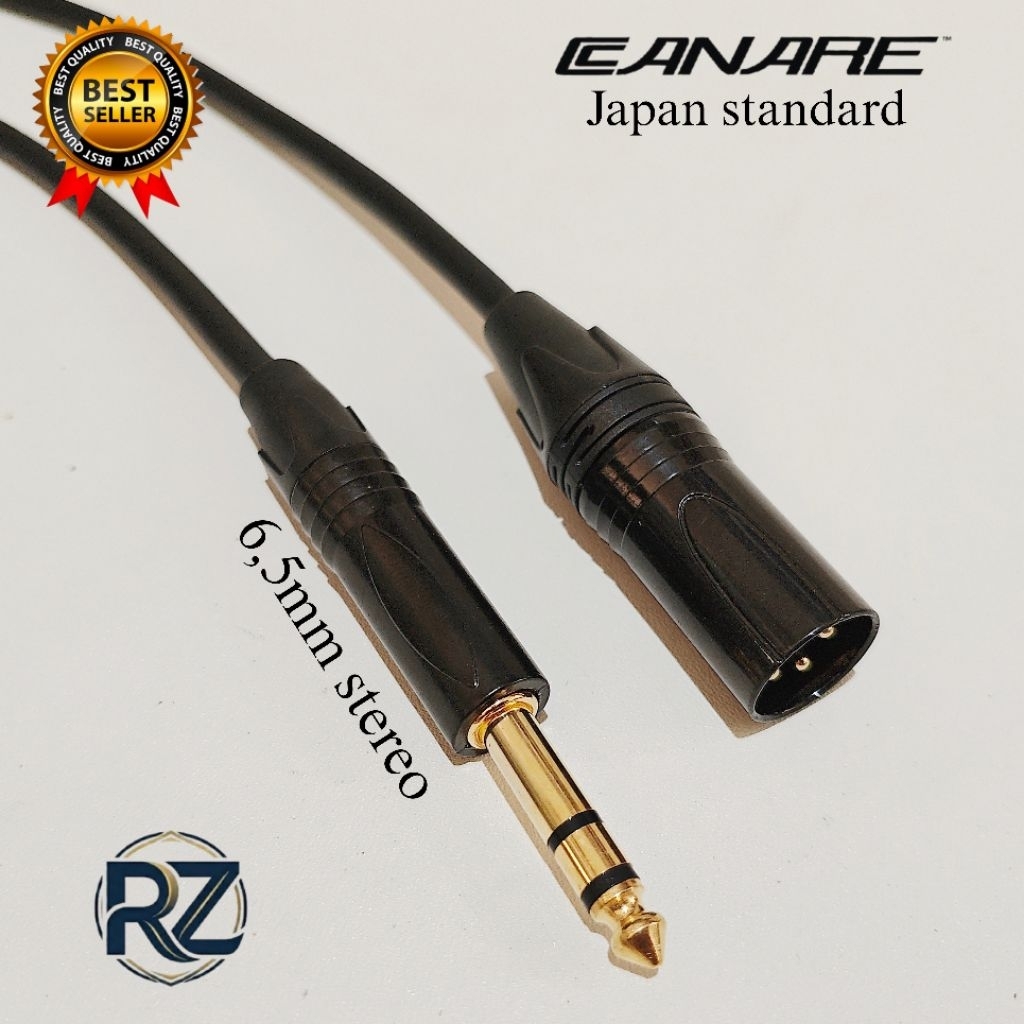 Kabel audio Jack Akai stereo 6,5mm to Jack Xlr male 15meter