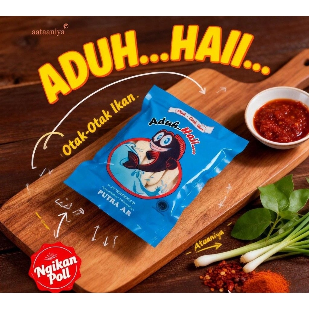 OTAK-OTAK IKAN ADUHAI 1 PACK  (ECER)