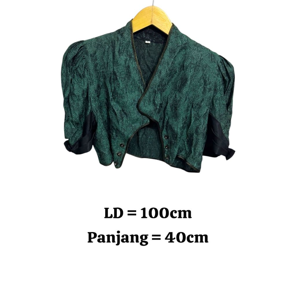 T41 - Outer / Luaran Baju warna Hijau Elegant Pesta Bahan tebal super premium
