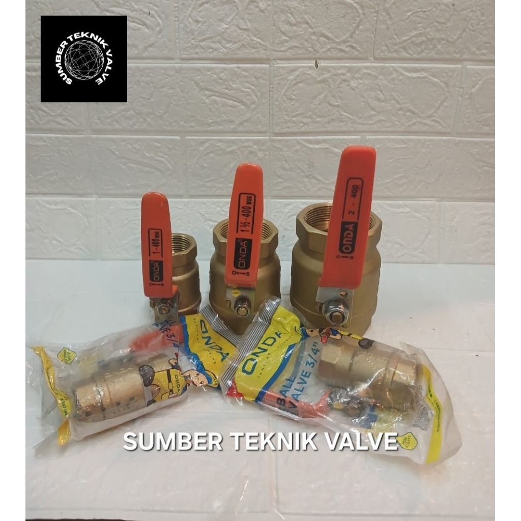 Ball Valve Onda Kuningan 2"Inch / Stop Kran Onda Kuningan 2"Inch