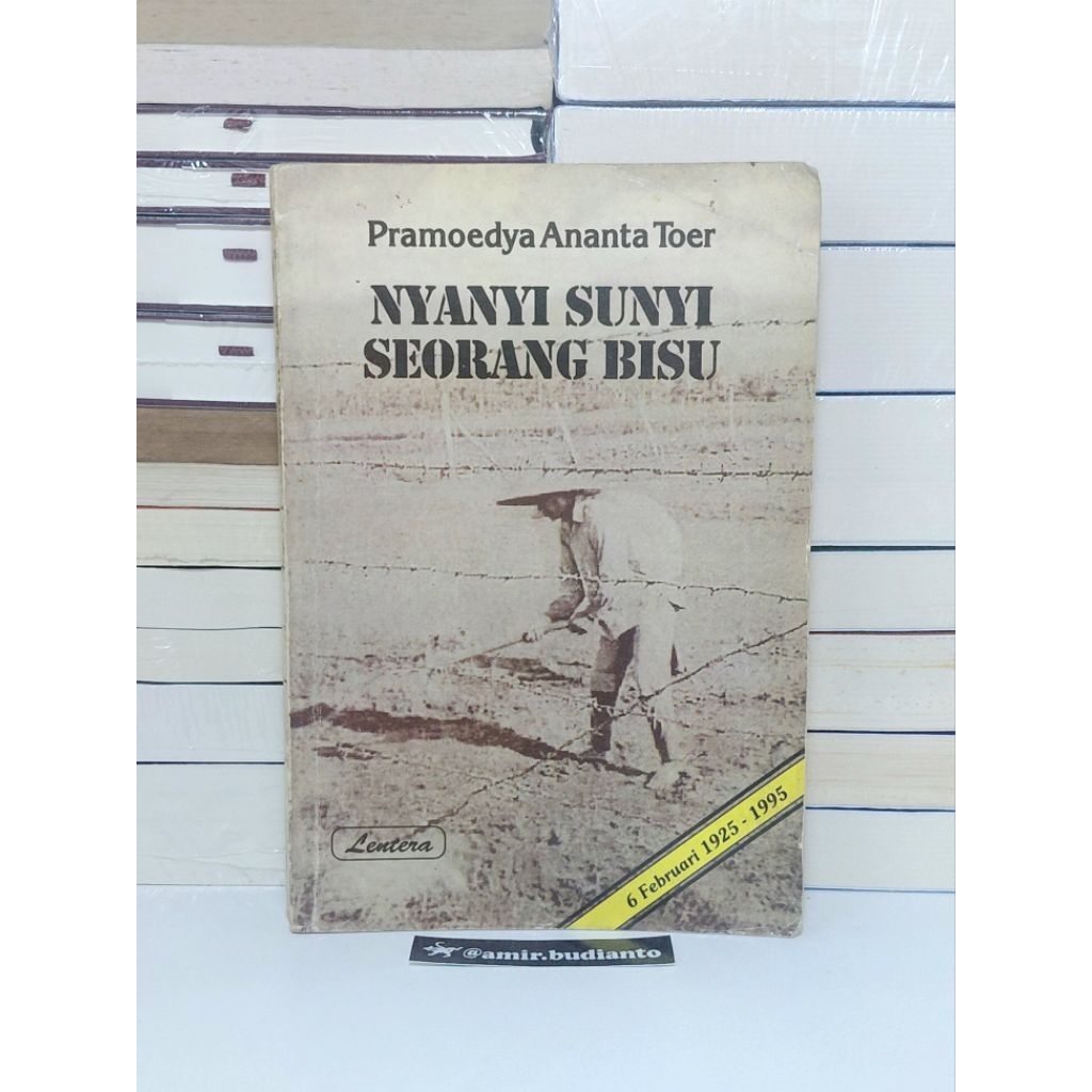 Buku Pramoedya Ananata Toer Nyanyi Sunyi Seorang Bisu Cetakan Pertama