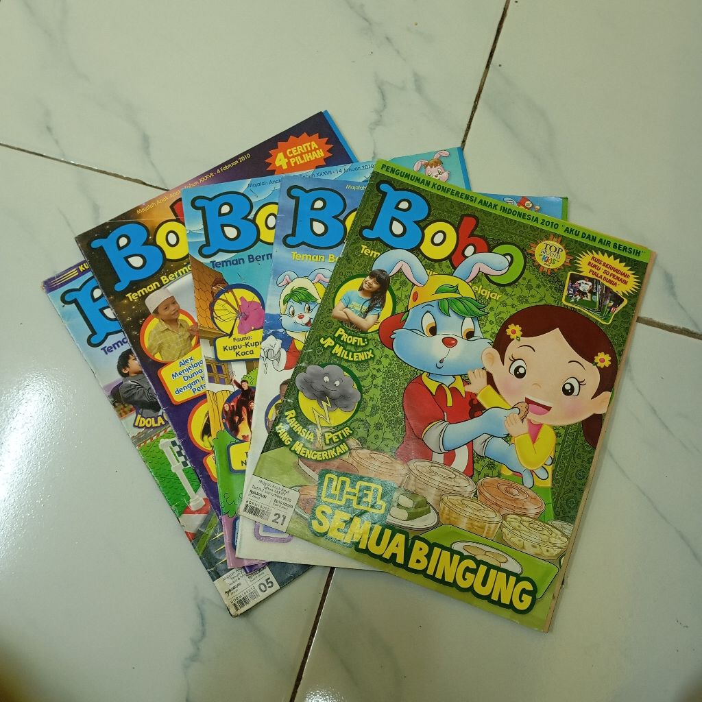 BORONGAN 5 MAJALAH BOBO TAHUN 2010