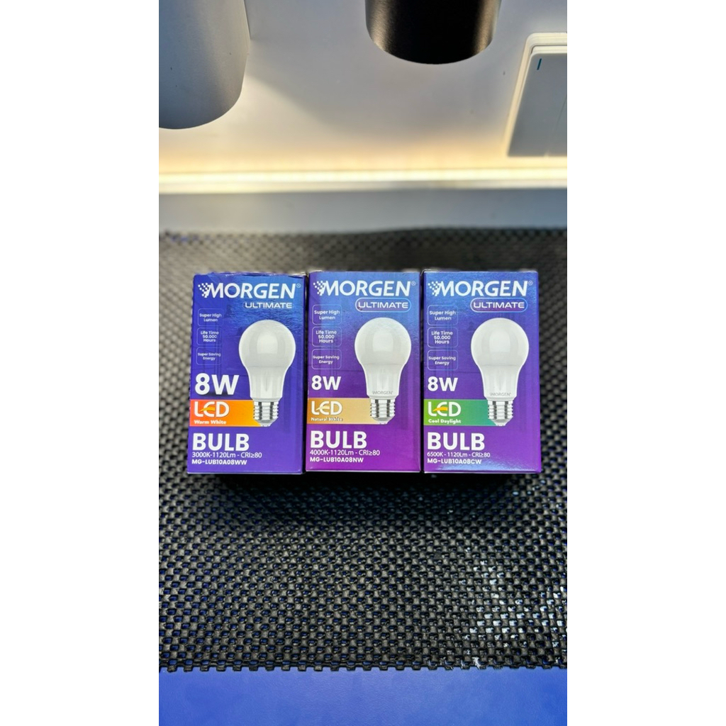 Morgen Led Bulb Ultimate Bohlam 4Watt, 6Watt, wa8Watt 3000K 4000K 6500K