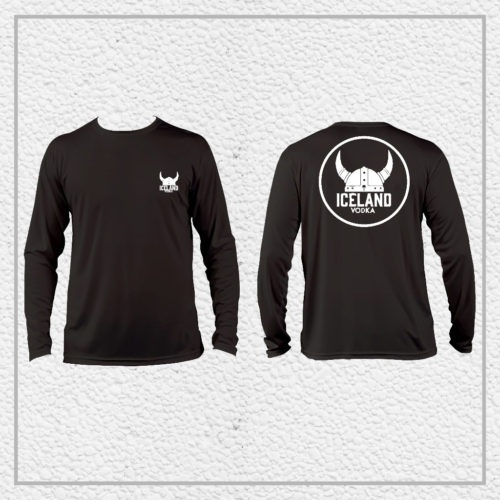 Kaos Baju Iceland Vodka Lengan Panjang || Kaos Iceland Vodka Distro