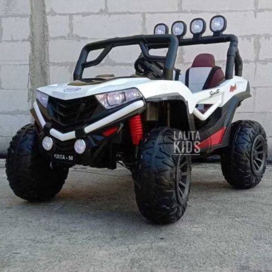 MOBIL AKI JUMBO 12 VOLT BISA MUAT DEWASA UK 835 YUKITA 90 BAN FULL KARET JOK KULIT