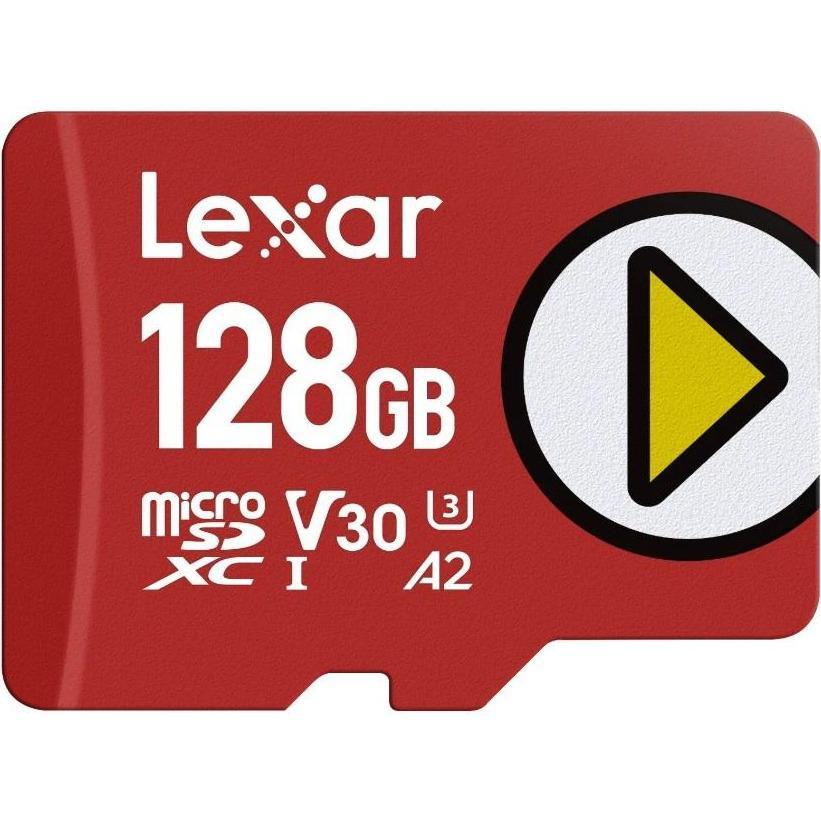 LEXAR PLAY UHS-I U3 V30 A2 128GB MICROSDHC MICROSDXC MEMORY MICROSD CARD LMSPLAY128G-BNSNG