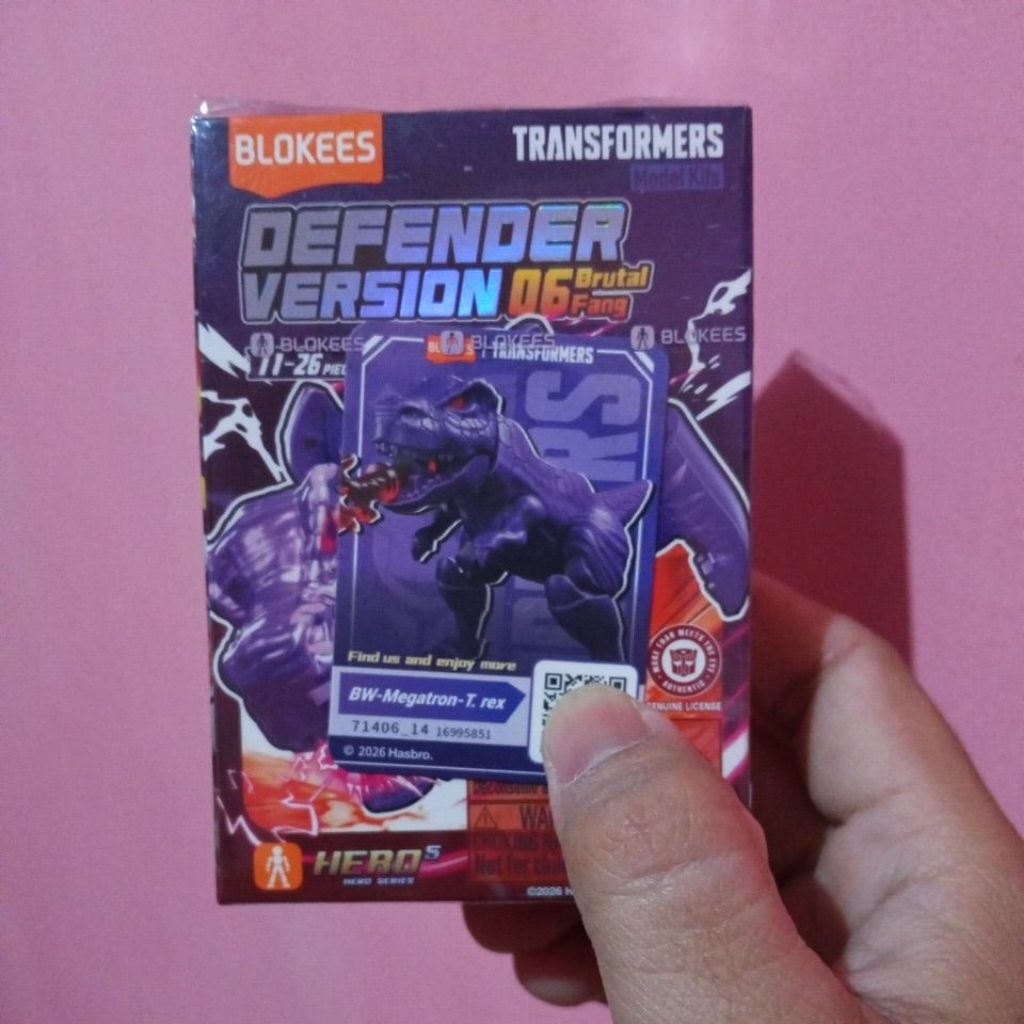 Blokees Transformers Defender Version 06 - BW Megatron T-Rex