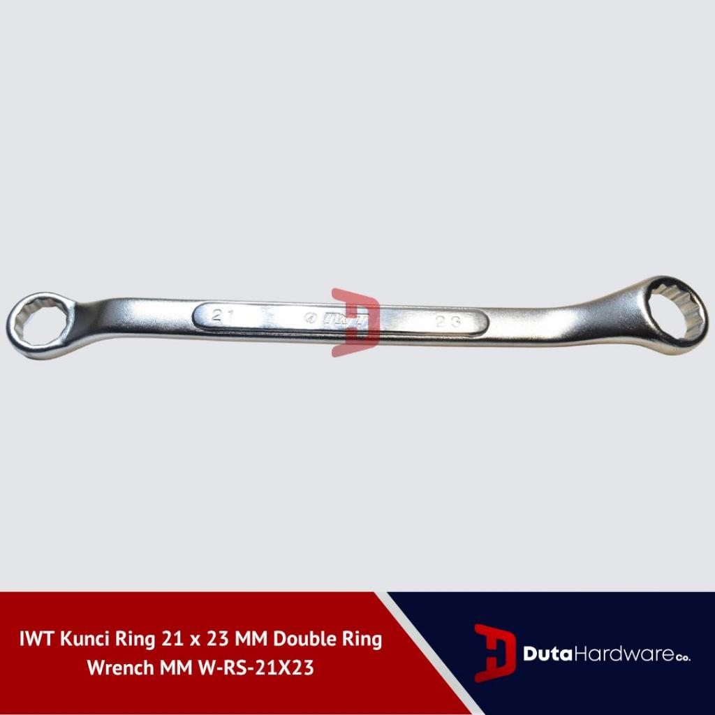 IWT Kunci Ring 21 x 23 MM Double Ring Wrench MM W-RS-21X23