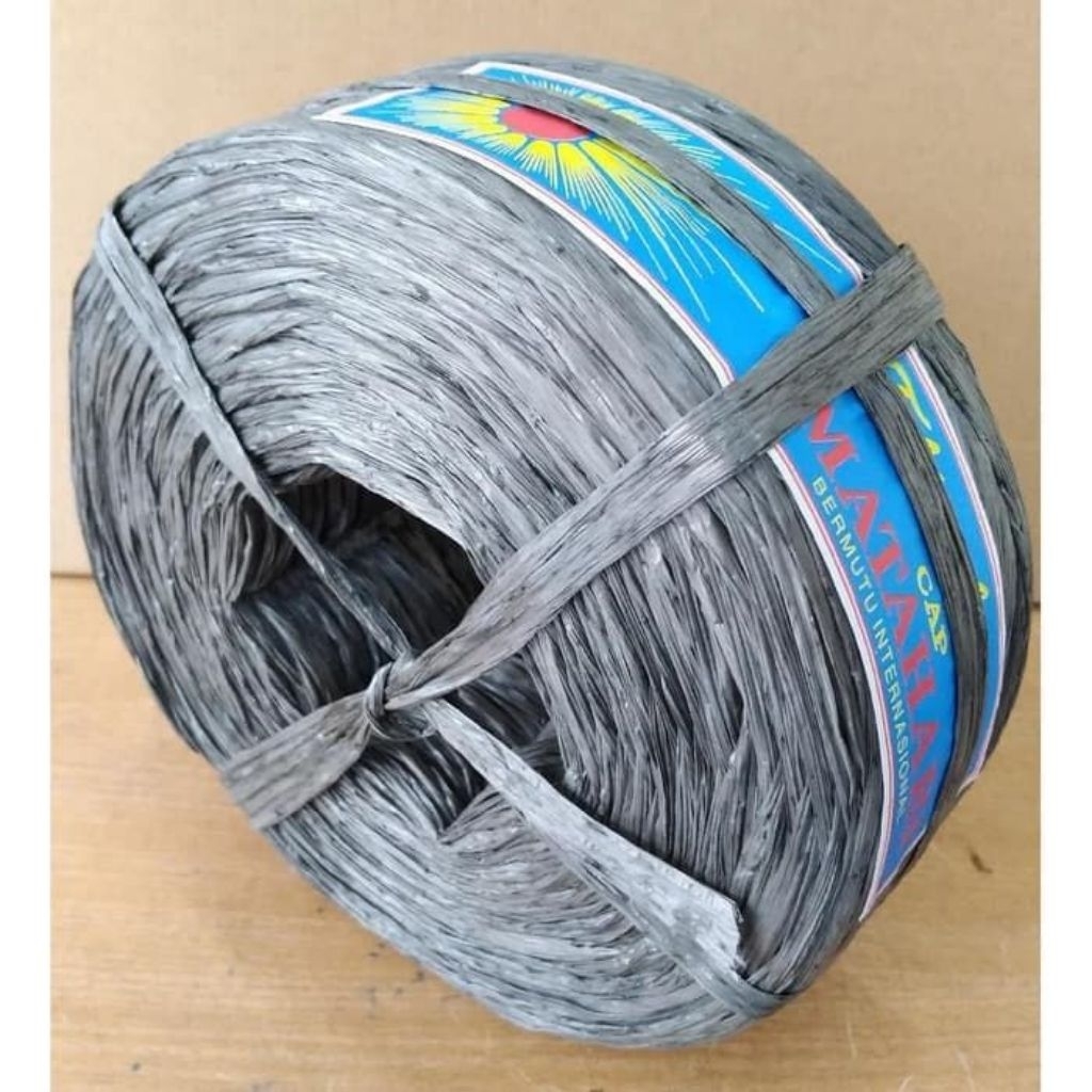 Tali Plastik Rafia / Polytape Warna Hitam Cap Matahari