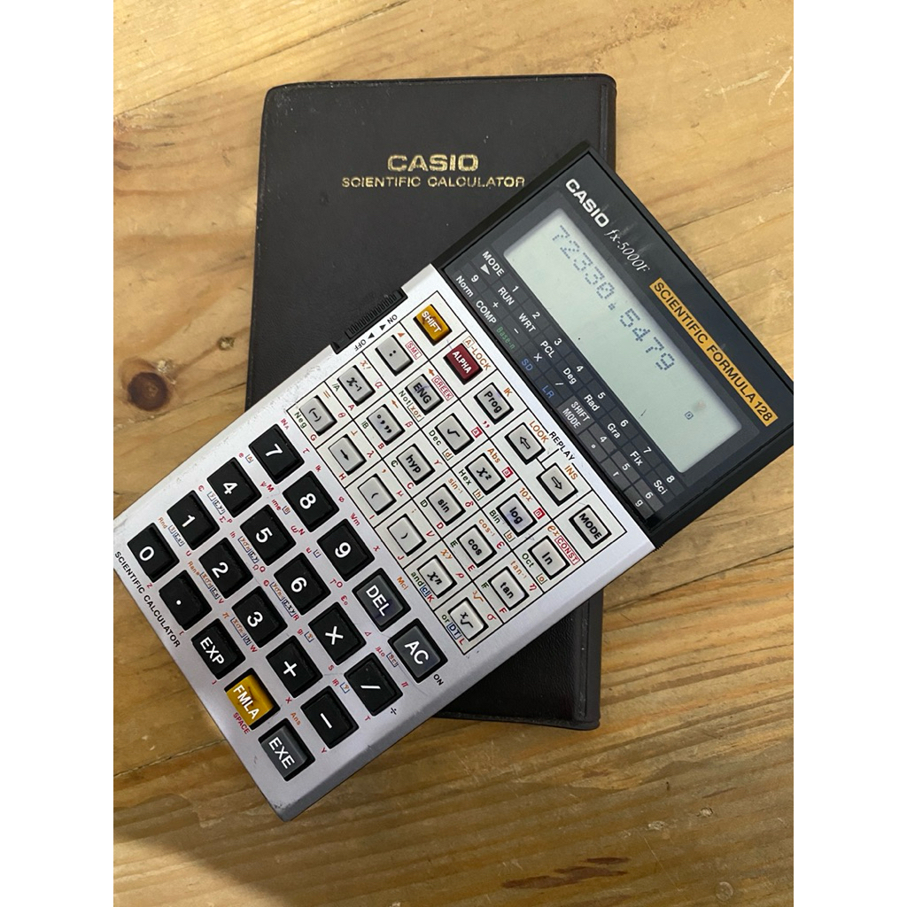 Casio fx-5000F Scientific Formula 128 - Original Kalkulator Vintage