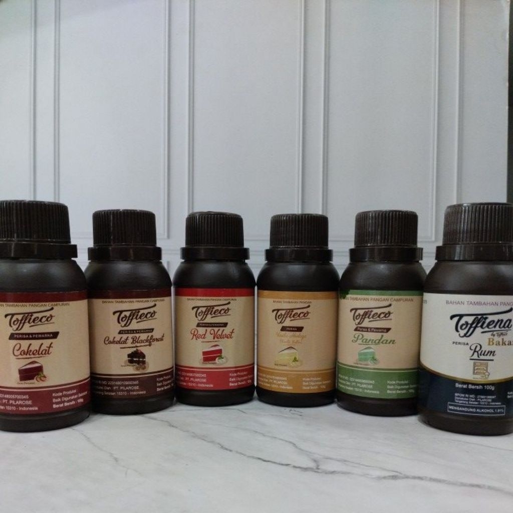 Toffieco Pasta Perisa & Pewarna
