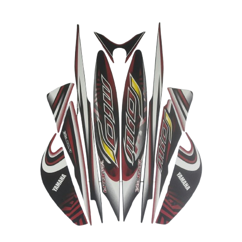 Striping Mio J Tahun 2013 | Cutting Sticker Motor | Warna Tajam Tidak Mudah Pudar